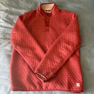 Marine Layer M reversible Corbet quilted pullover quarter-snap